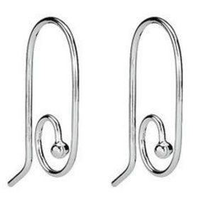 Pandora Sterling Silver Swirl Earring Posts